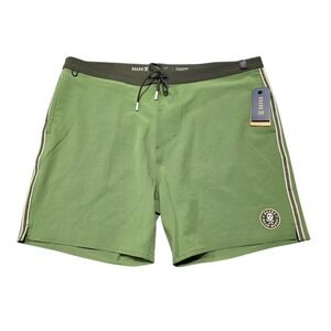 NEW ROARK Revival The Chiller Boardshort Series Olive Green Mens Size 38